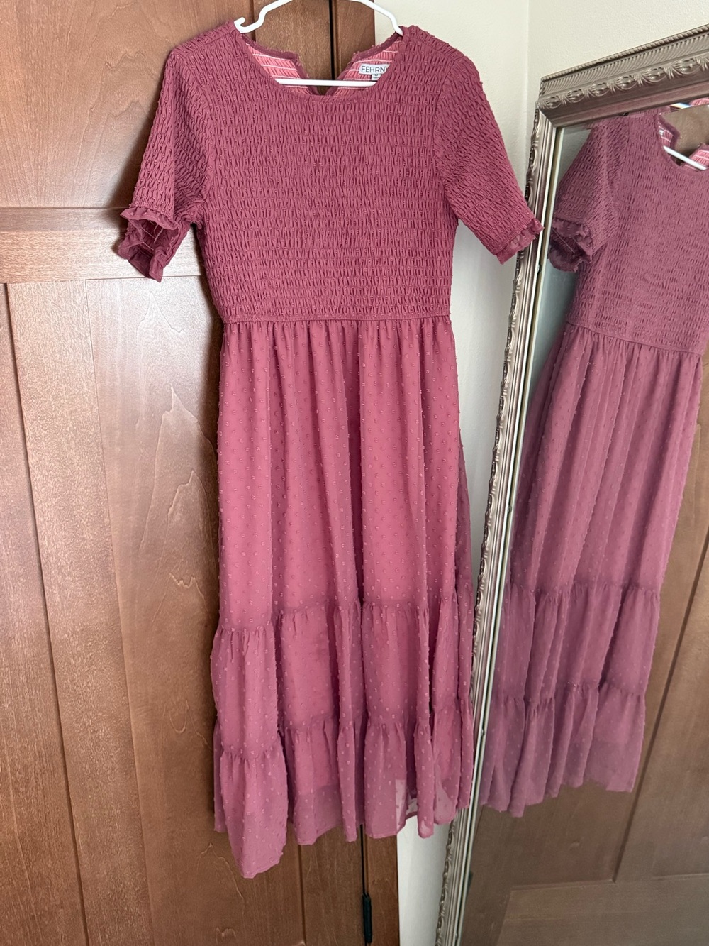 Smocked Midi Dress